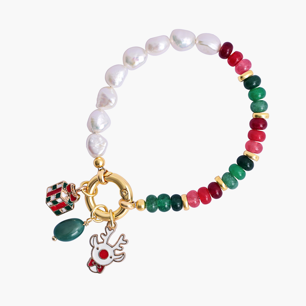 Christmas Joy Charm Bracelet