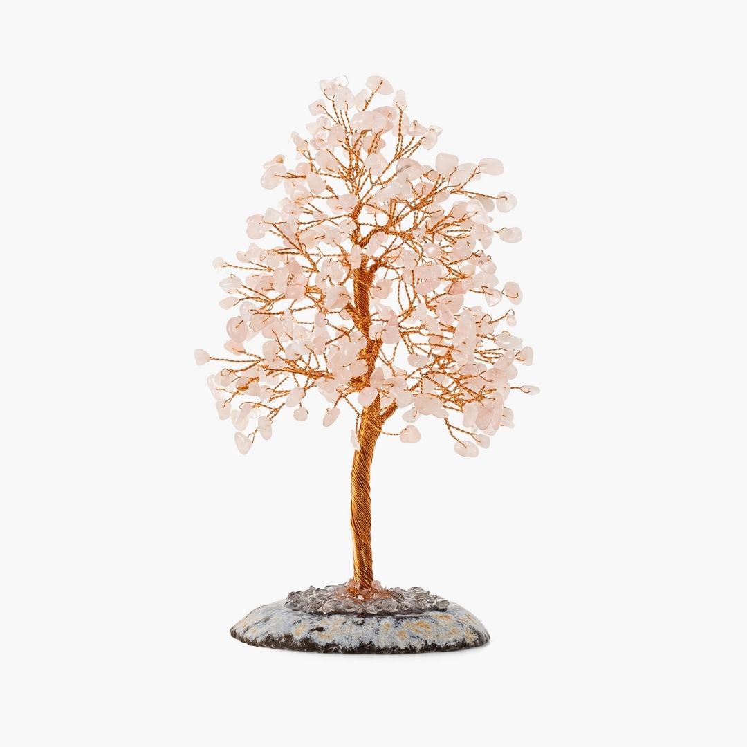 Rose Quartz Tree of Life