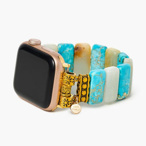 Turquoise Earth Stretch Apple Watch Strap