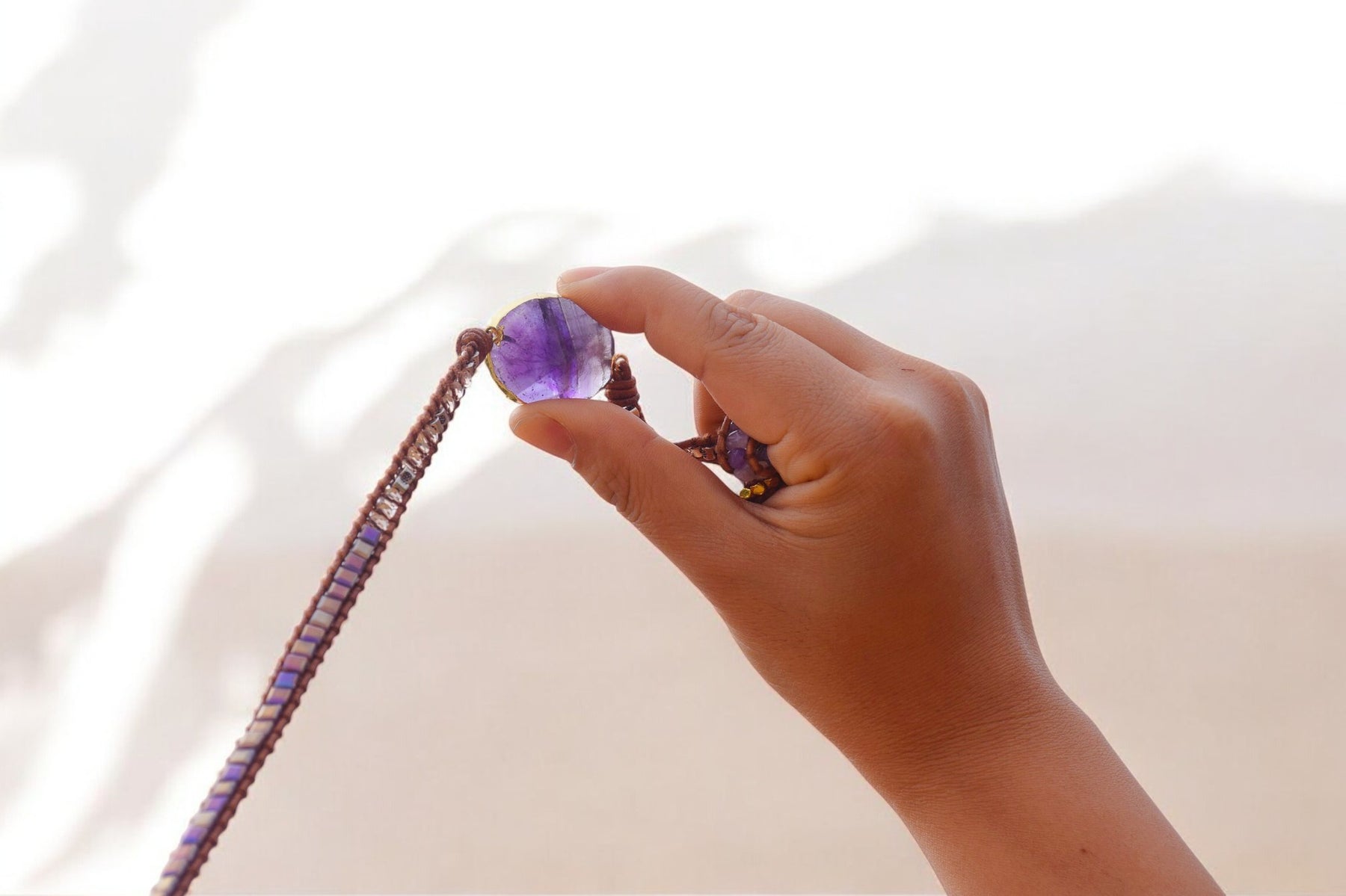 Amethyst Imperial Wrap Bracelet
