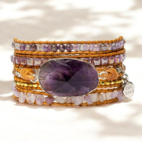 Amethyst Imperial Wrap Bracelet