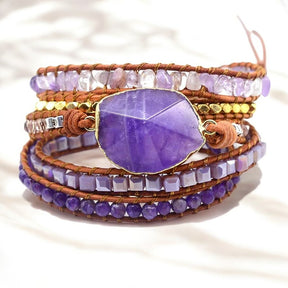 Amethyst Imperial Wrap Bracelet