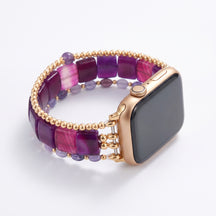 Fierce Grace Tiger's Eye Stretch Apple Watch Strap