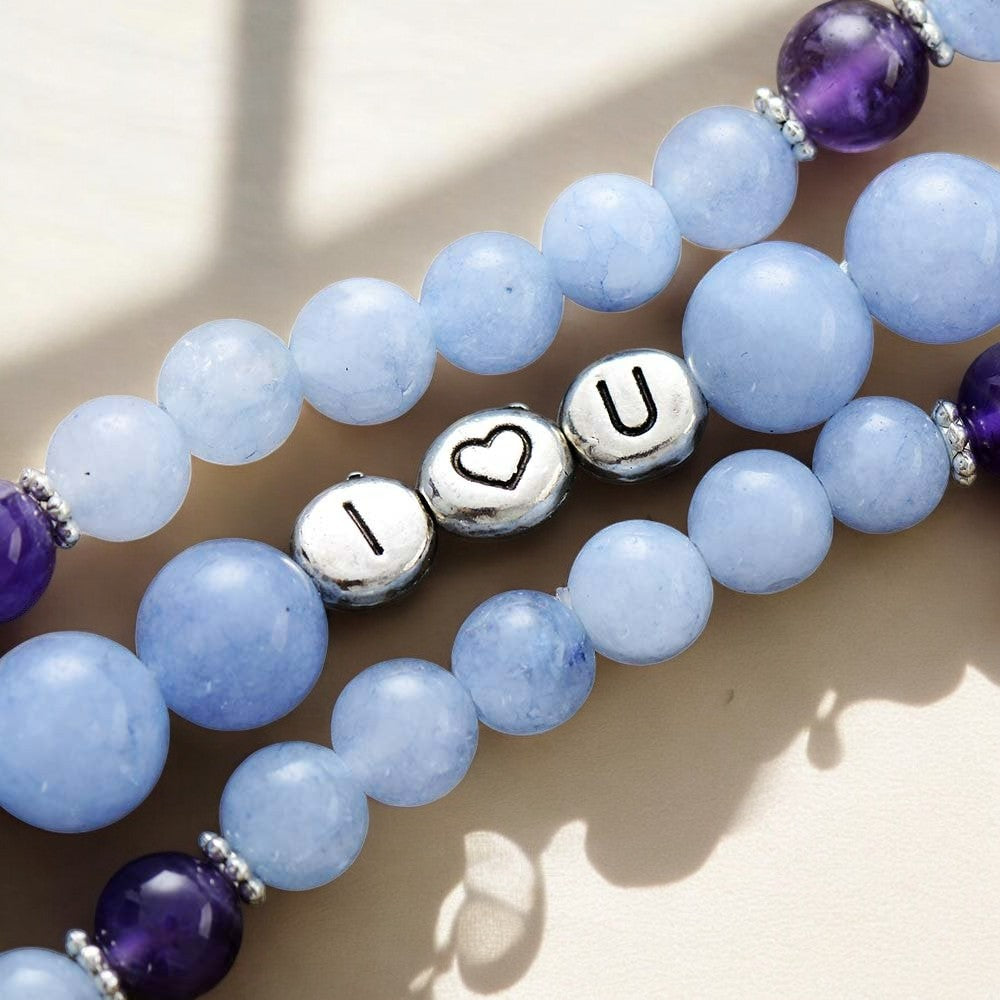 Aquamarine Love Stretch Apple Watch Strap
