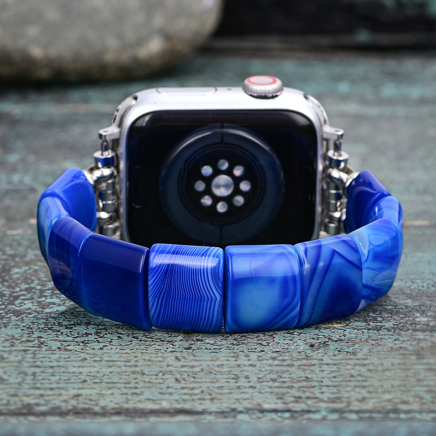 Oceanic Bliss Stretch Apple Watch Strap