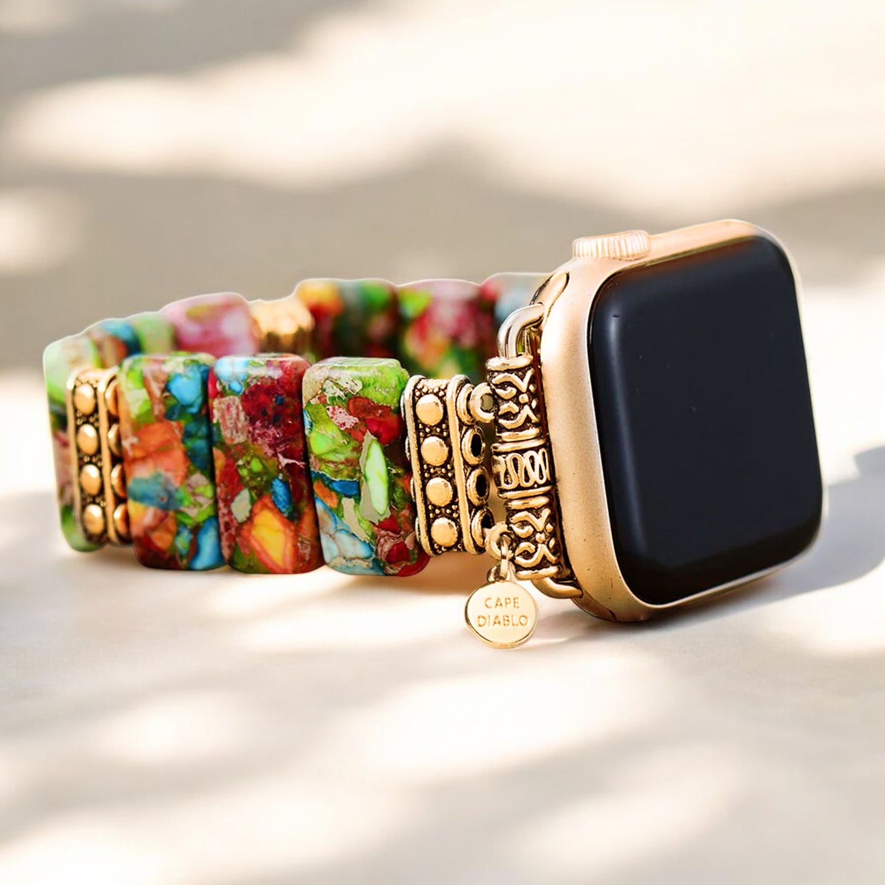 Chic Flower Stretch Apple Watch Strap