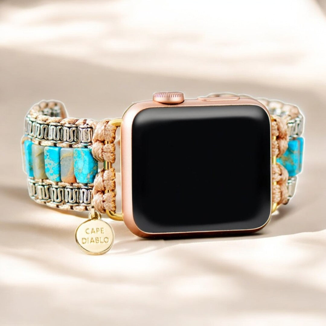 Divine Ivory Turquoise Apple Watch Strap