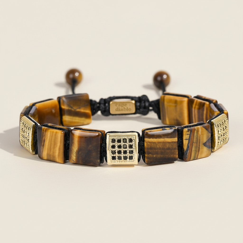 Men’s Yellow Tiger’s Eye Bracelet