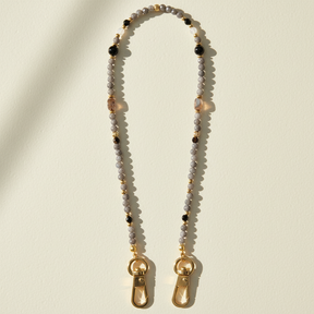 Gray Agate Balance Phone Chain