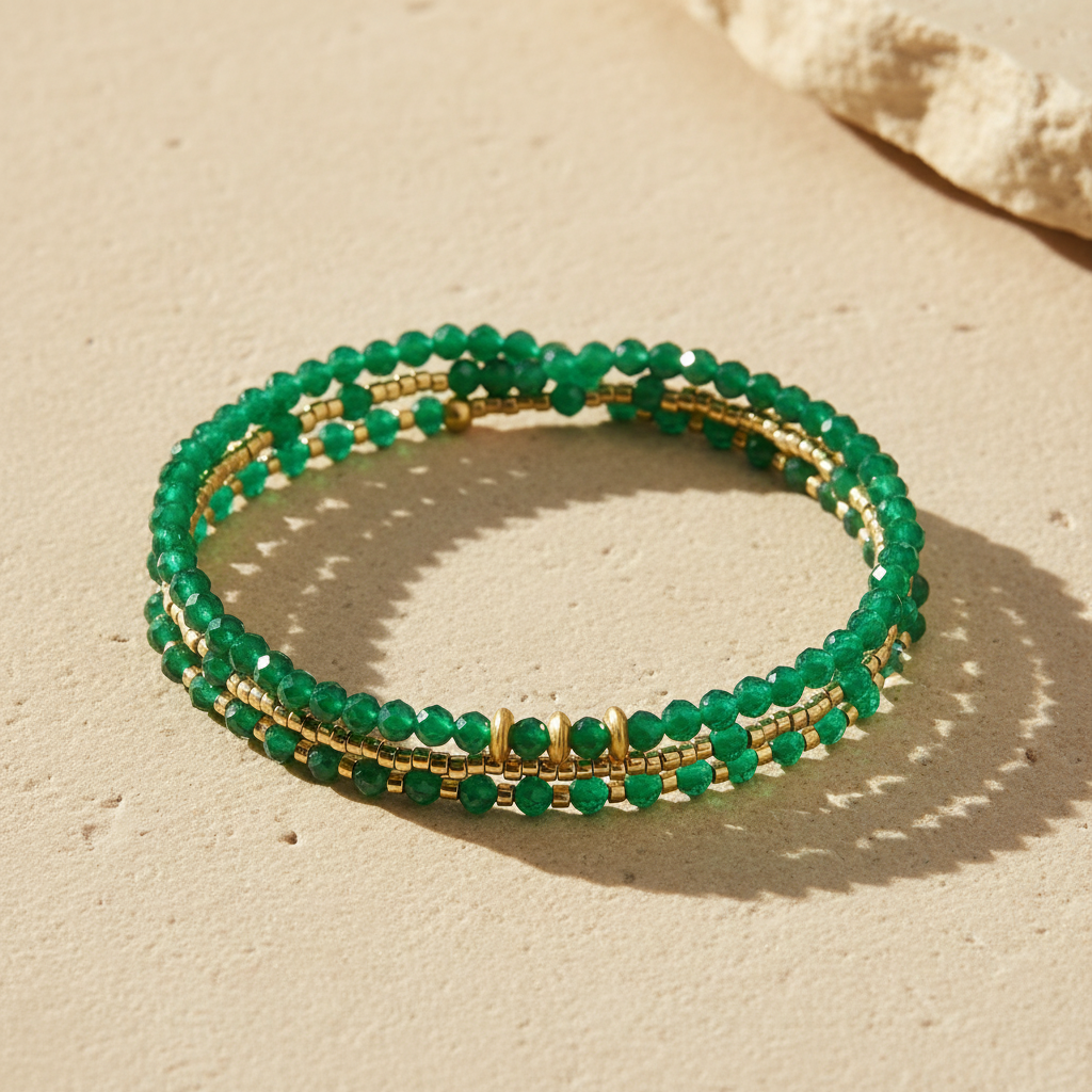 Jade Radiance Multi-Style Bracelet/Necklace