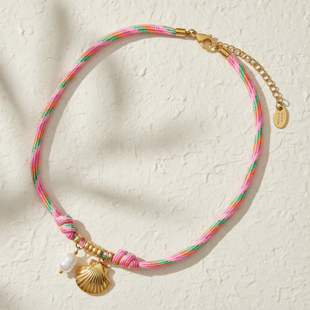 Seaside Shell Charm Necklace