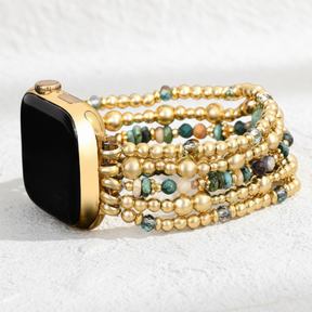 Golden Oasis Stretch Apple Watch Strap