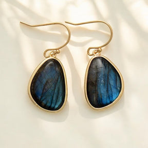 Eminent Labradorite Hook Earrings