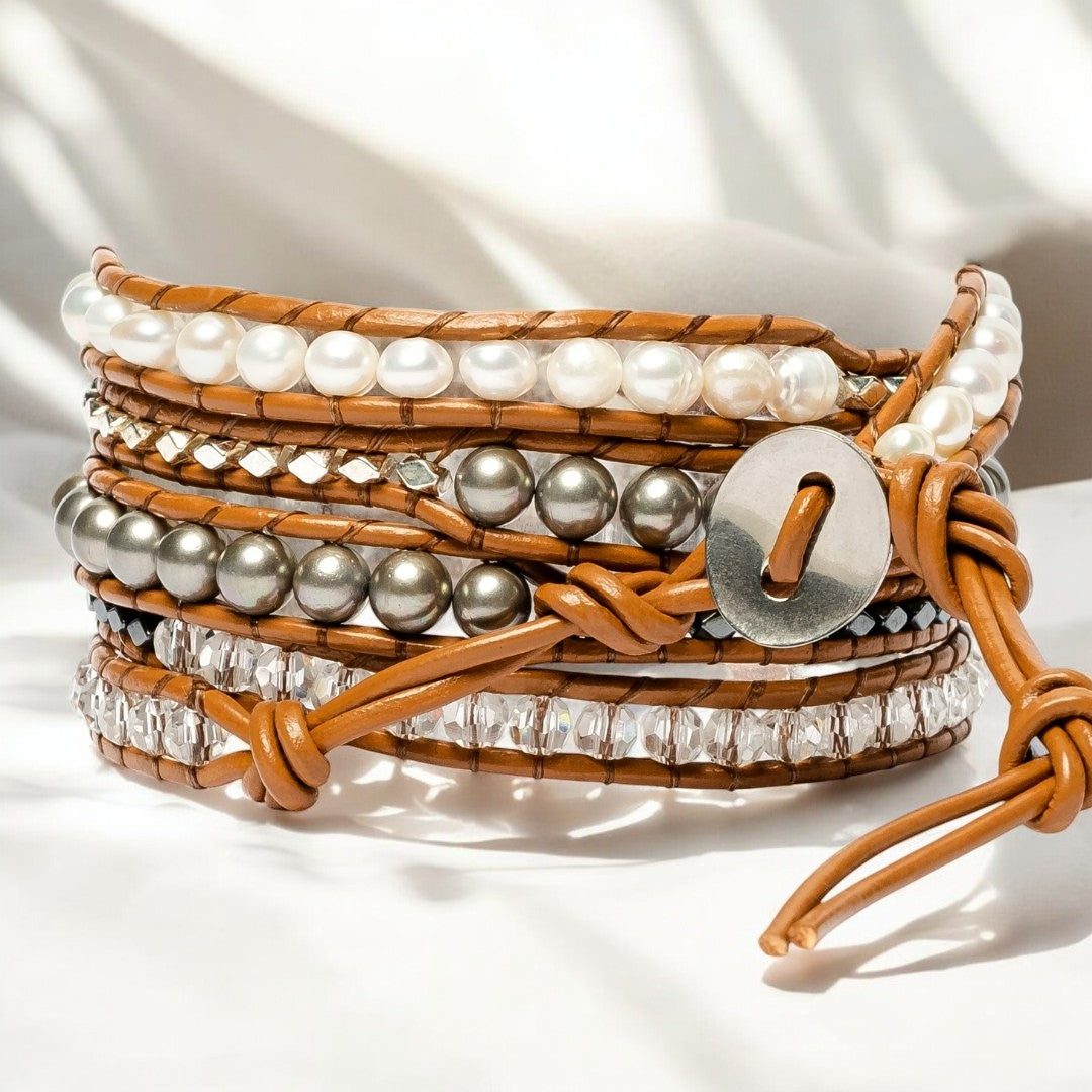 Exquisite Hematite Wrap Bracelet