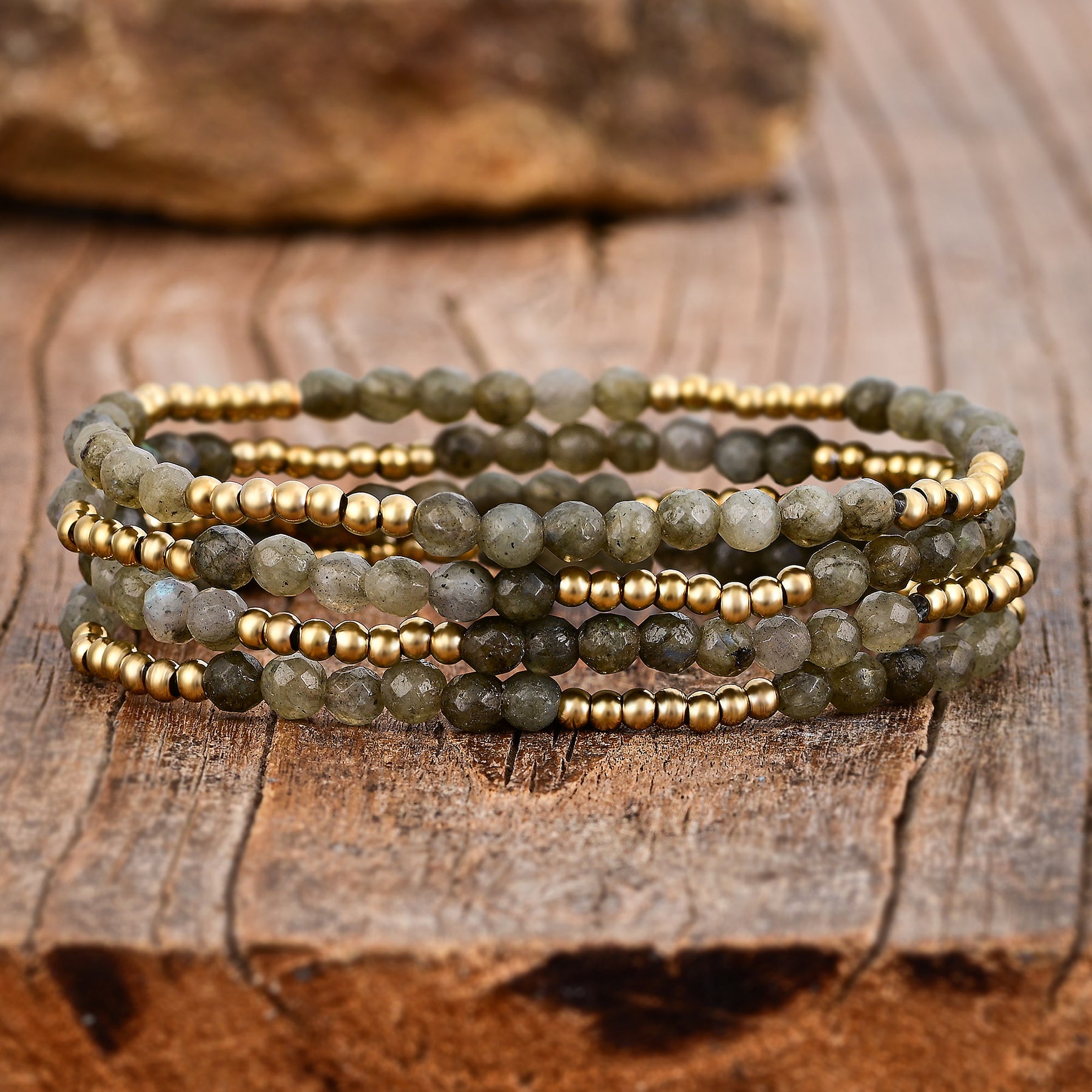 Labradorite Magic Bracelet Set