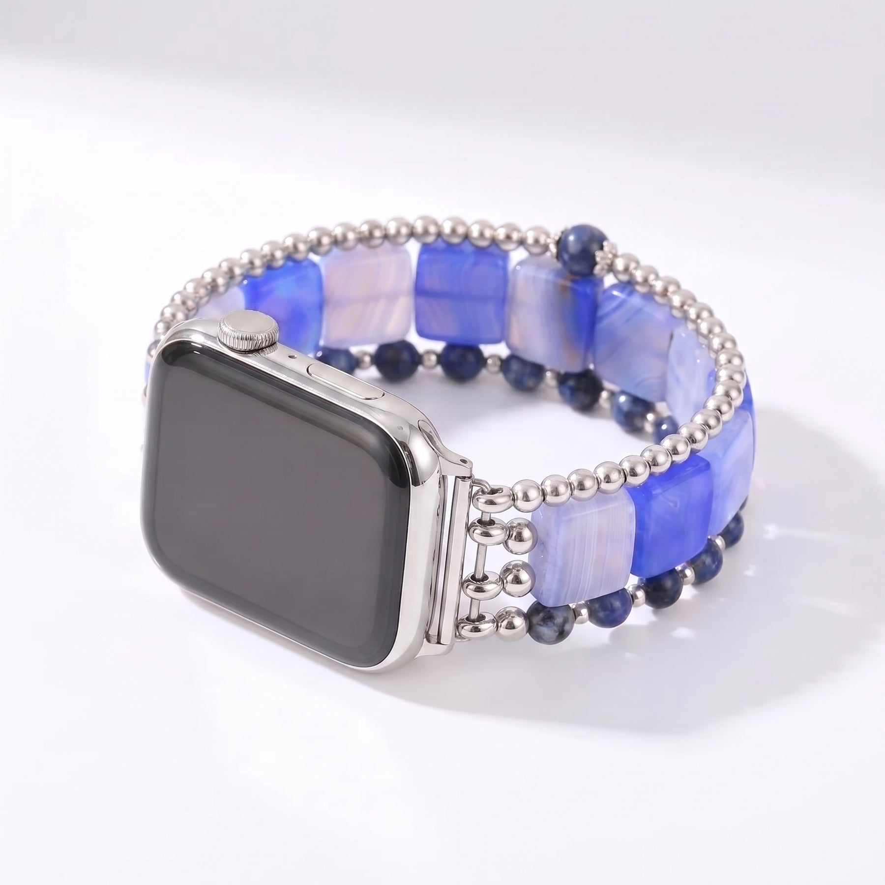 Fierce Grace Tiger's Eye Stretch Apple Watch Strap