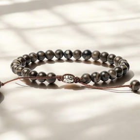 Men's Black Jasper Bracelet