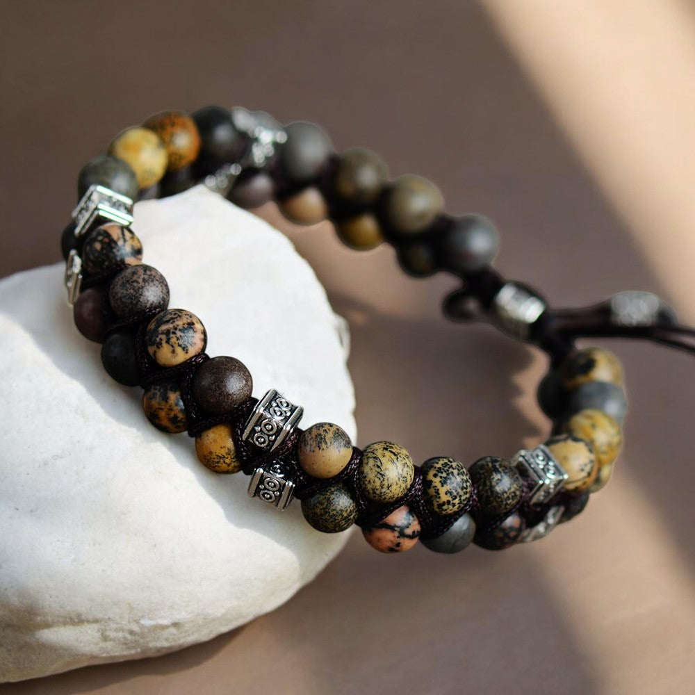 Men's Charming Jasper Bracelet