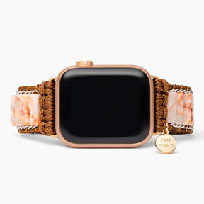 Delicate Imperial Jasper Apple Watch Strap - Cape Diablo