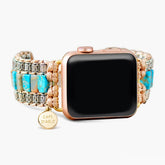 Divine Ivory Turquoise Apple Watch Strap - Cape Diablo