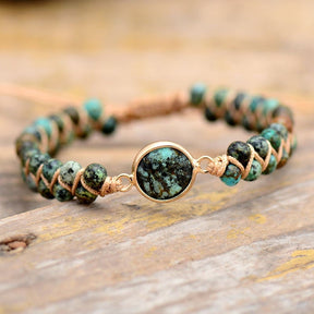 Gallant African Turquoise Bracelet - Cape Diablo